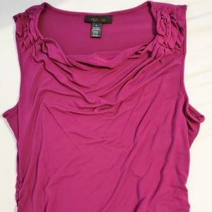 FAB Flouncy Fuscia Top